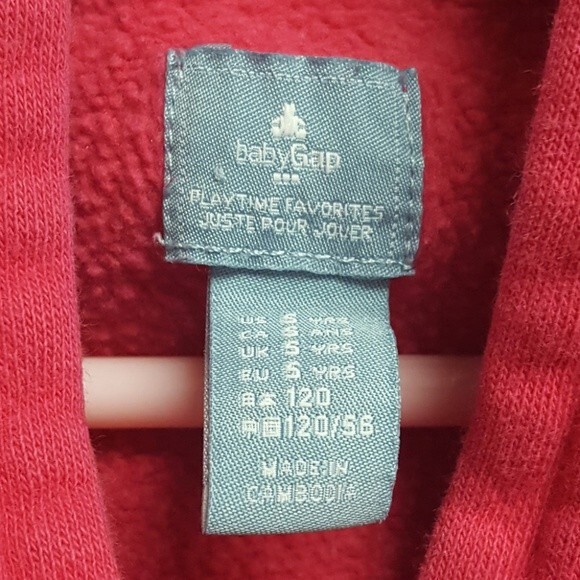 GAP Pink Hoodie Sweatshirt Purple Toddler - Picture 5 of 5